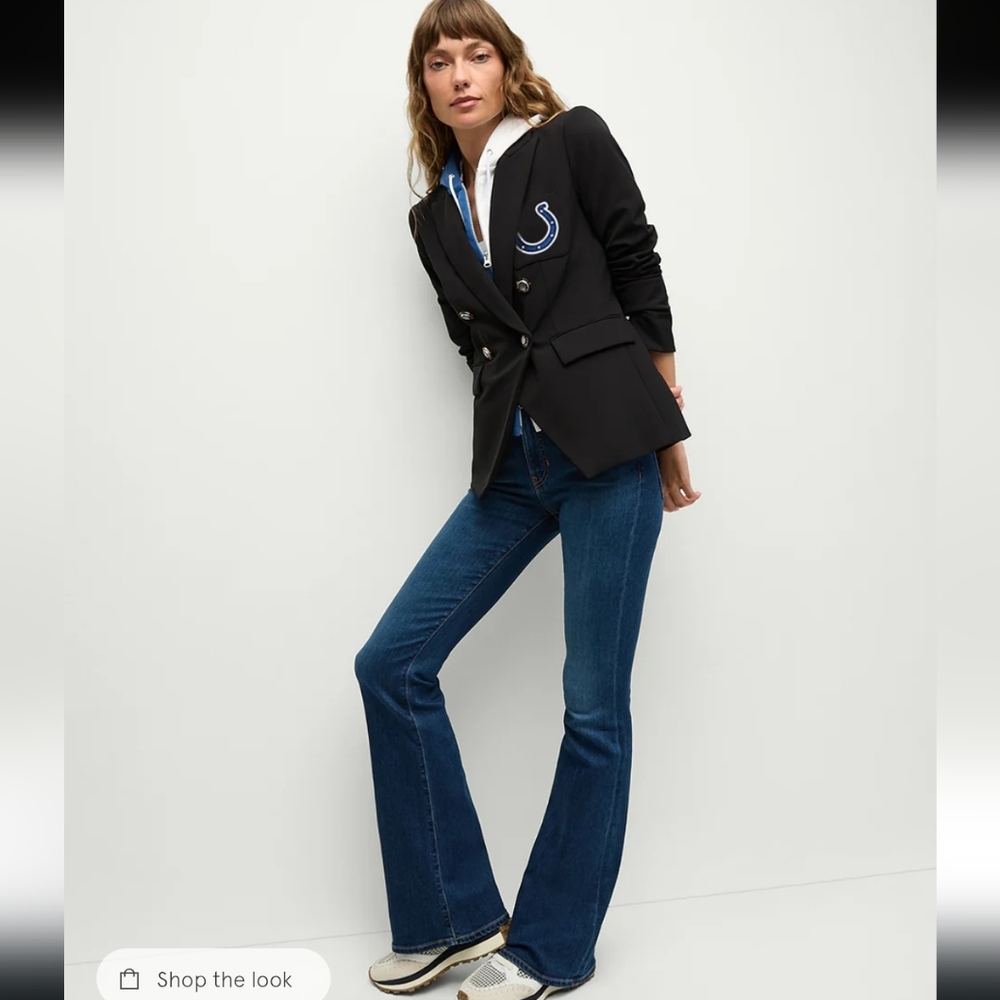 NEW Veronica Beard+ NFL Indianapolis Colts Dickey Jacket Sz 14 ( No Hoody) - Picture 3 of 5